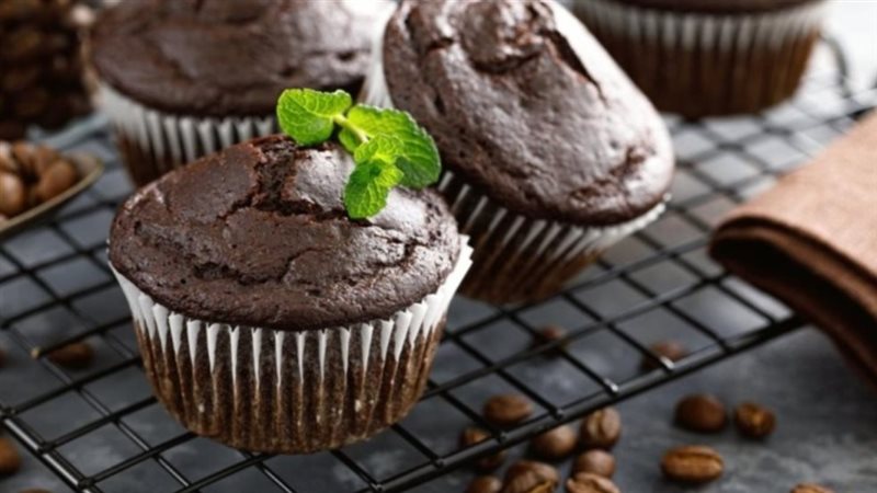 كب كيك الشوكولاتة