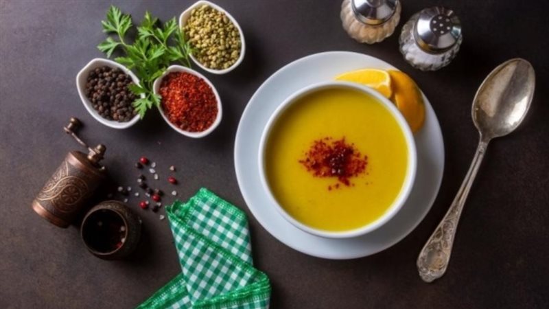 شوربة عدس أصفر