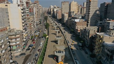 ارتفاع معدلات تنفيذ محطات ومسار مشروع مترو أبو قير بالإسكندرية