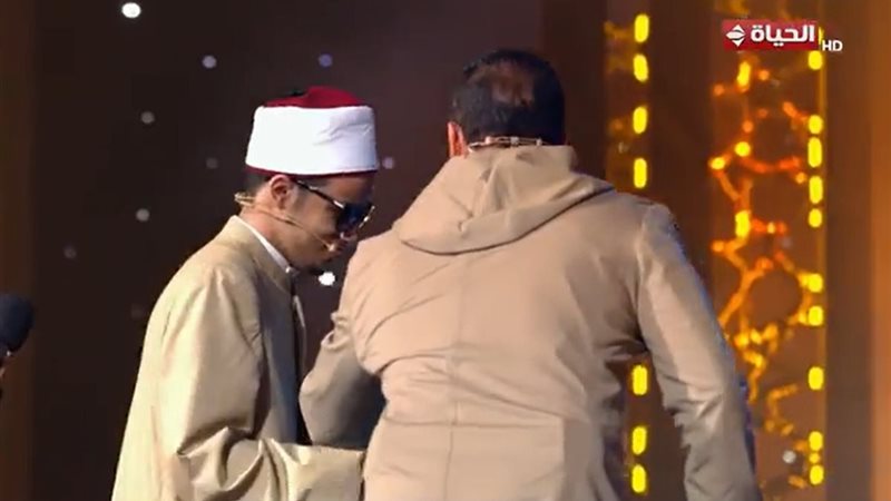 مصطفي حسني والمتسابق