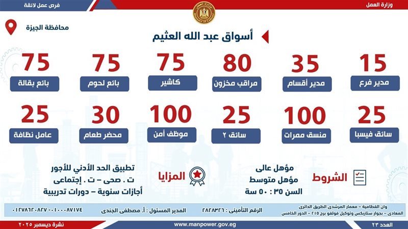 فرص عمل جديدة