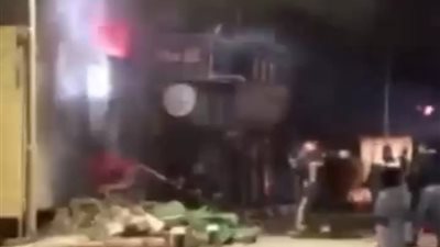 إخماد حريق في مقهى بمدينة السلام بمحافظة السويس دون إصابات