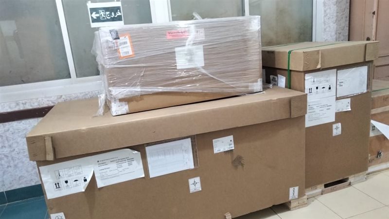 الجهاز قبل التركيب