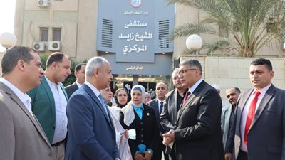 محافظ الجيزة يفتتح وحدة العناية المركزة لحديثي الولادة بمستشفى الشيخ زايد