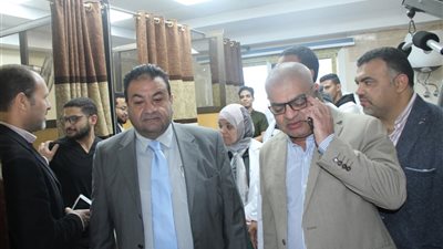 جولة تفقدية لمستشفيات جامعة بني سويف للاطمئنان على جودة الخدمات الطبية