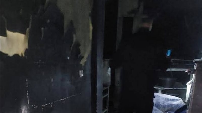 اثار الحريق 