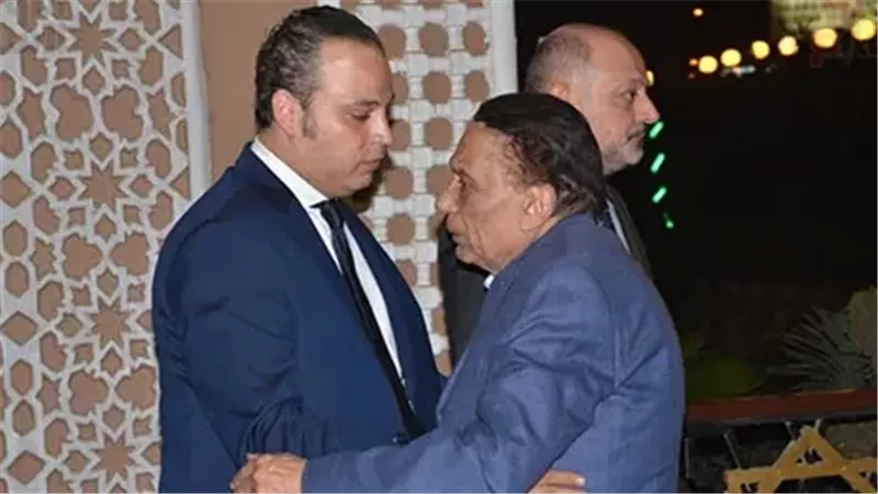 عادل إمام وتامر عبدالمنعم