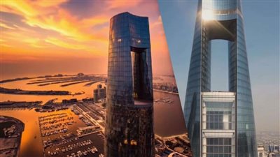 افتتاح أطول فندق في العالم بدبي.. شاهد كيف بني فوق قطعة أرض صغيرة