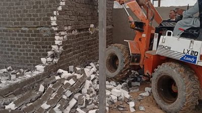 إزالة 7 حالات تعدٍ على أراضي الدولة خلال حملة مكثفة في البحيرة