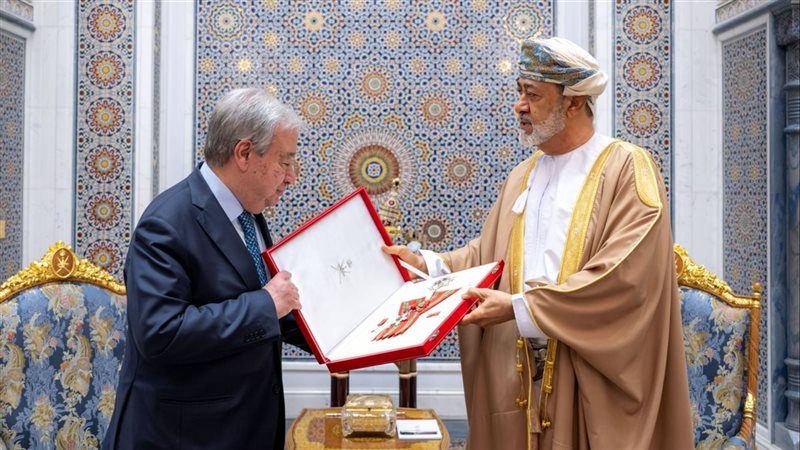 سلطان عمان وجوتيريش