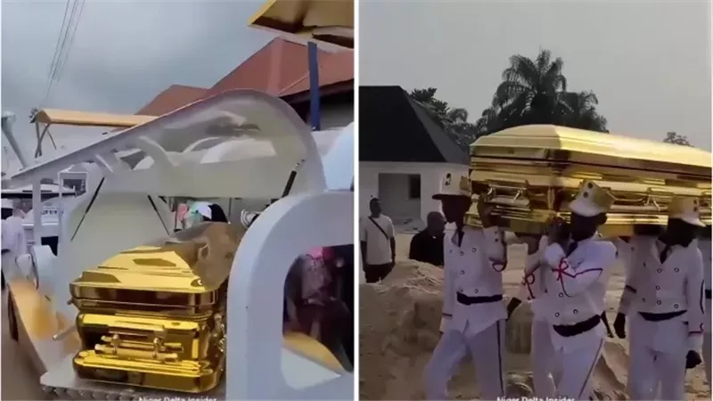 تشييع جنازة والدة