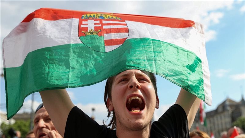 مظاهرات المجر 