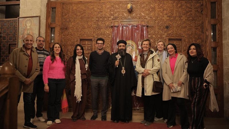 جانب من الزيارة 