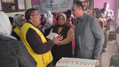 فحص 394 ألف طالبًا وتسليم النظارات الطبية للمستحقين لطلاب بنى سويف 