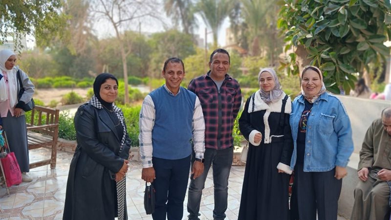 جانب من زيارة وفد