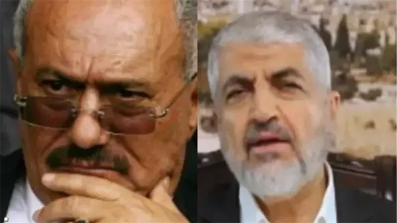 خالد مشعل وعلي عبد