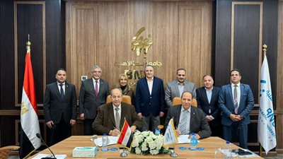 رئيس أمناء جامعة بنها الأهلية يشهد توقيع بروتوكول لاستضافة امتحانات الزمالة