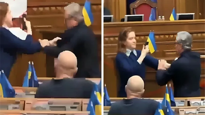 مشاجرة داخل البرلمان