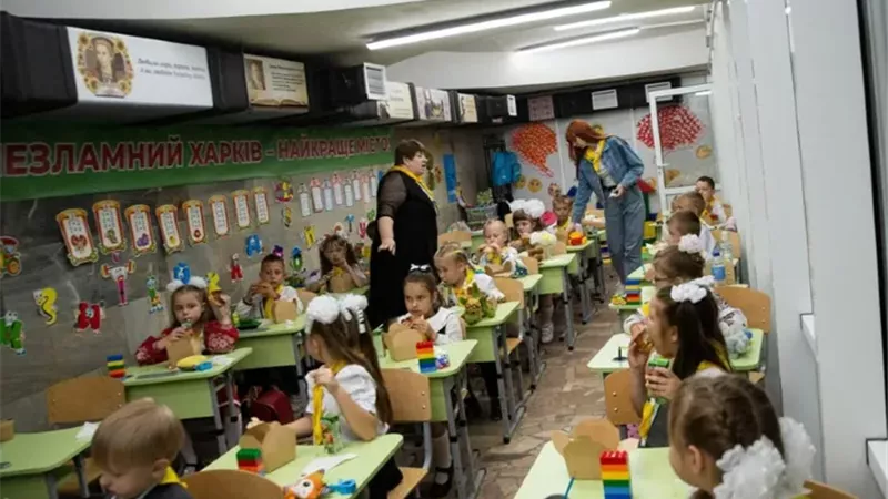 مدارس أوكرانية تحت