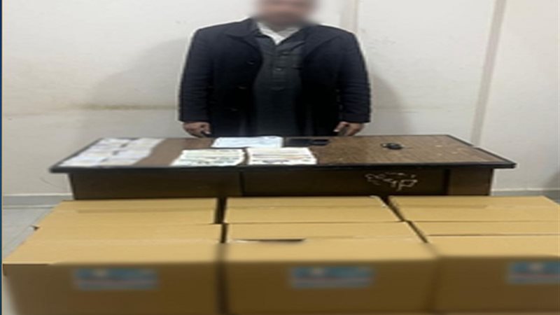 المتهم والمضبوطات