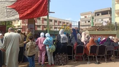 انتخابات مجلس النواب.. توافد الناخبين أمام اللجان بالمنوفية للإدلاء بأصواتهم