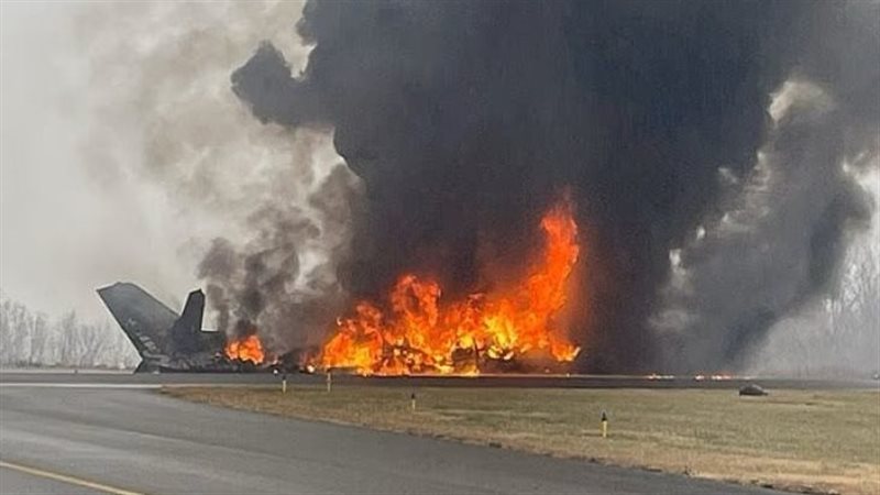 تحطم طائرة أمريكية