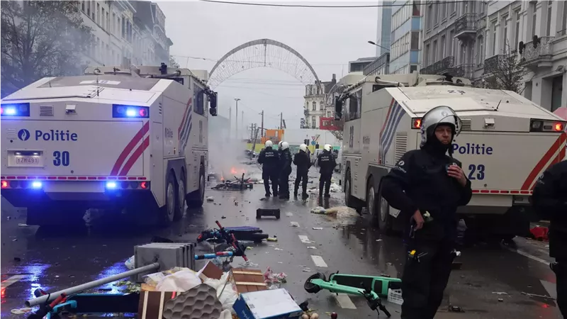 اشتباكات بروكسل 