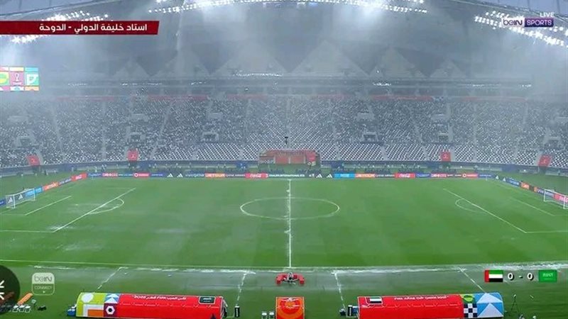 الأمطار من مباراة