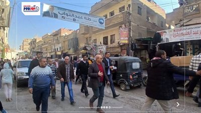 رئيس مدينة طامية يقود حملة مكبرة لرفع الإشغالات بالميادين والشوارع الرئيسة