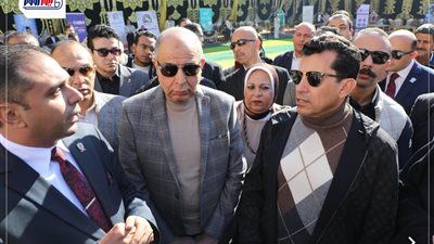 وزير الشباب والرياضة ومحافظ المنيا يفتتحان ملتقى التوظيف الخامس بأبو قرقاص