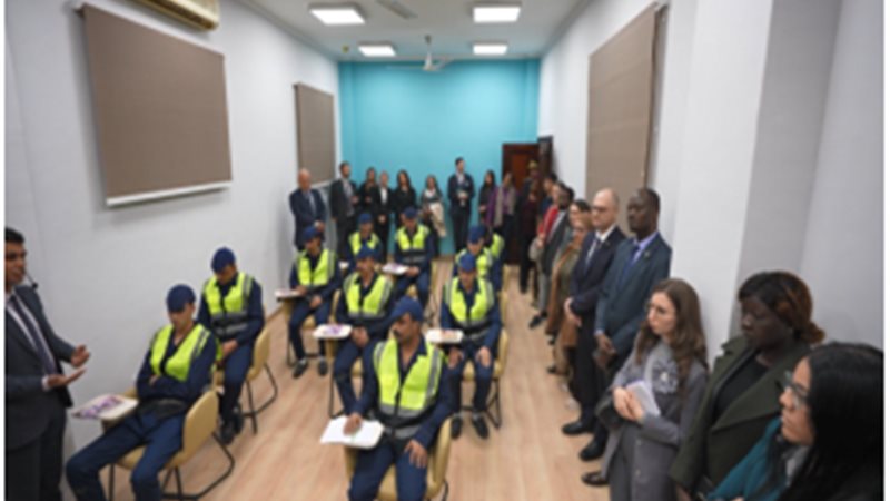 جانب من الزيارة