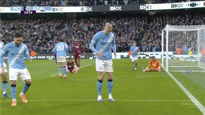 نتيجة وملخص وأهداف مباراة مانشستر سيتي ووست هام في الدوري الإنجليزي 2025