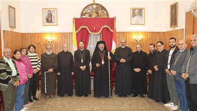  الأنبا إبراهيم إسحق يستقبل مسؤولي اللجان الإيبارشية للتهنئة بعيد الميلاد