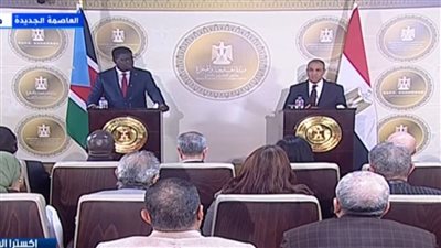 مؤتمر صحفي لوزير الخارجية مع نظيره الجنوب سوداني| بث مباشر