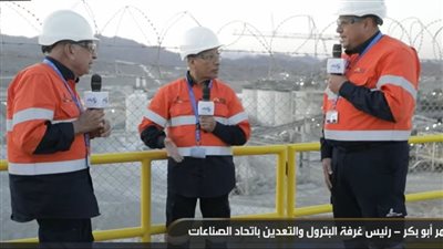  تامر أبو بكر: مصر تحتوي على 34 معدنا مختلفا منها الفوسفات والحديد والرصاص 