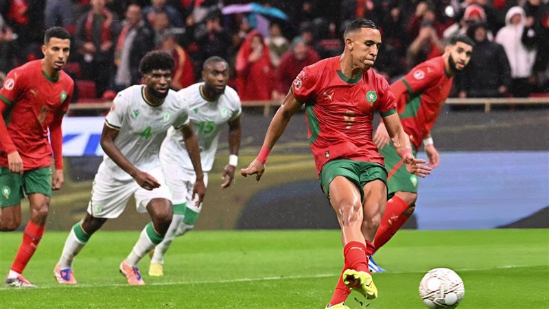 مباراة المغرب وجزر