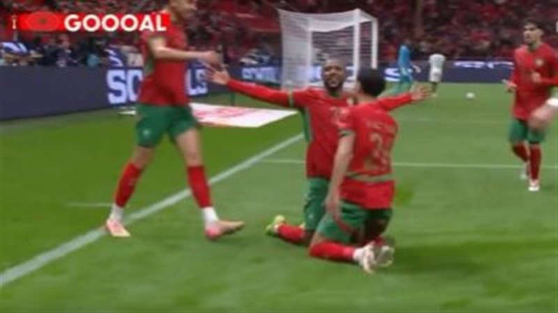 أهداف مباراة المغرب