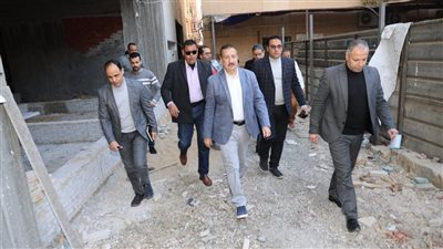  محافظ المنوفية يتفقد الأعمال الإنشائية والتجهيزات لمبني مستشفي الرمد الجديدة