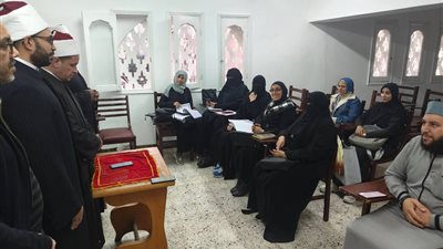 بمتابعة القيادات ..استمرار انتظام الدراسة بالمركز الثقافي الإسلامي ببورسعيد 