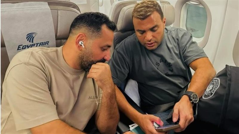 رامي صبري ومدير أعماله