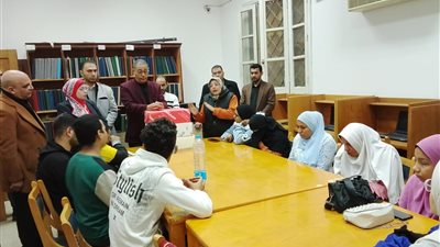 تشغيل أول طابعة برايل بكليات جامعة بنى سويف لتسهيل تعلم الطلاب المكفوفين