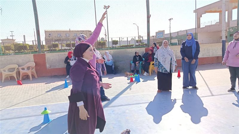جانب من اليوم الرياضى