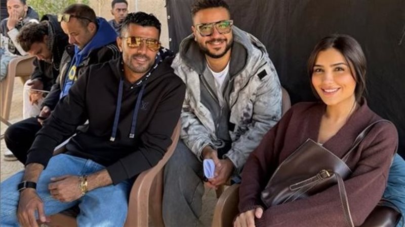مي عمر ومحمد سامي