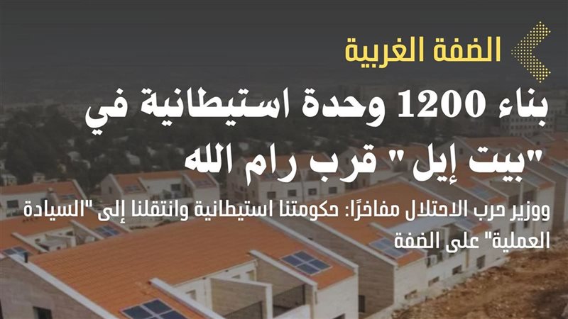 مستوطنات جديدة للاحتلال