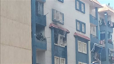إصابة أسرة كاملة بحالات اختناق في حريق وحدة سكنية بمساكن الفيروز ببور فؤاد