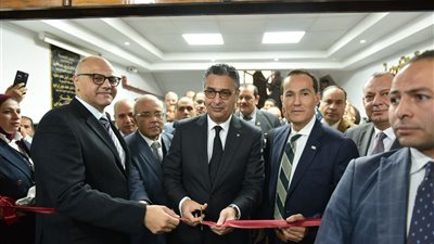 وزير التموين ومحافظ القليوبية يفتتحان مكتب السجل التجاري بالغرف التجاريه ببنها