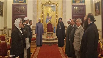 بيت العائلة المصرية بالإسكندرية يهنئ شركاء الوطن بعيد الميلاد المجيد