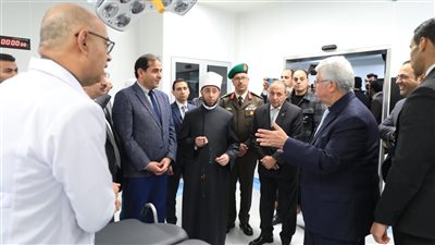 وزيرا التعليم العالي والأوقاف والمحافظ يفتتحون مستشفى جامعة بورسعيد