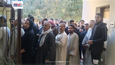 بعد الراحة.. إقبال كبير من قبل المواطنين على اللجان الانتخابية بالفيوم 