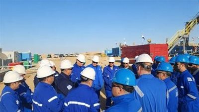 زيارة ميدانية لوكيل أول البترول ومجلس إدارة الحفر المصرية للحفار EDC-11
